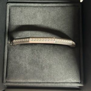 💯 Authentic David Yurman Stax Faceted Bracelet with diamonds